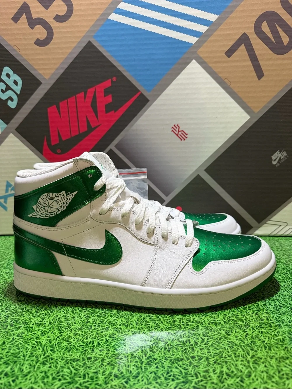 Nike Air Jordan 1 Retro High Golf White Pine Green DQ0660-130 Men’s Size 14 NWOB